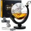 Whisiskey Whiskey Karaf - Wereldbol - Luxe Whisky Karaf Set - 0,9 L - Decanteer Karaf - Whiskey Set - Incl. 4 Whiskey Stones - IJstang - Schenktuit - Peaky Blinders - Cadeau Voor Man & Vrouw -Skimask 1200x1188 14