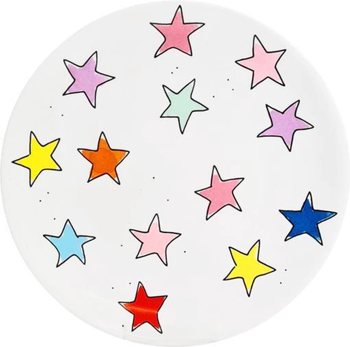 Blond Amsterdam Bord - Star - Ø 18 Cm 3 Blond Amsterdam Bord - Star - Ø 18 Cm