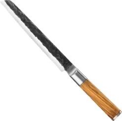 Forged Olive Broodmes 20cm - Olijfhout - In Houten Giftbox -Skimask 1200x1188 8