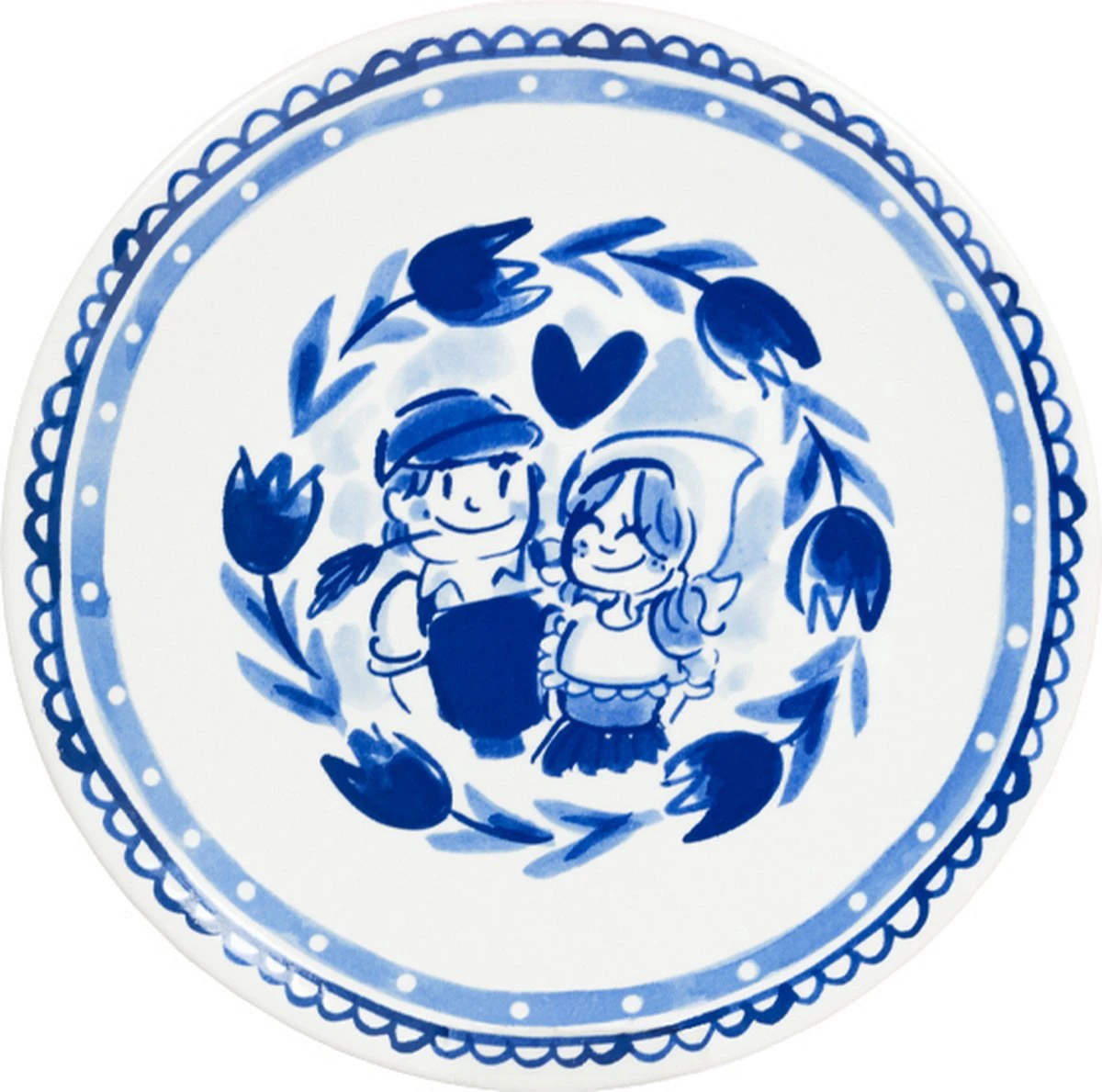 Blond Amsterdam, Delfts Blond, Ontbijtbord Tulp 22cm 3 Blond Amsterdam, Delfts Blond, Ontbijtbord Tulp 22cm