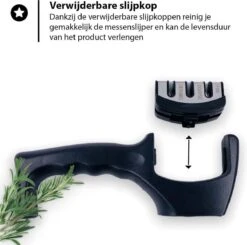 Prenefits Messenslijper - Zwart - 3 Standen - Professionele Messen Slijper - Antislip - Knife Sharpener 13 Prenefits Messenslijper - Zwart - 3 Standen - Professionele Messen Slijper - Antislip - Knife Sharpener -Skimask 1200x1190 1