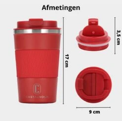 Castagnola Design RVS Koffiebeker To Go - Rood - 380ml - Thermosbeker - Theebeker 17 Castagnola Design RVS Koffiebeker To Go - Rood - 380ml - Thermosbeker - Theebeker -Skimask 1200x1191 26