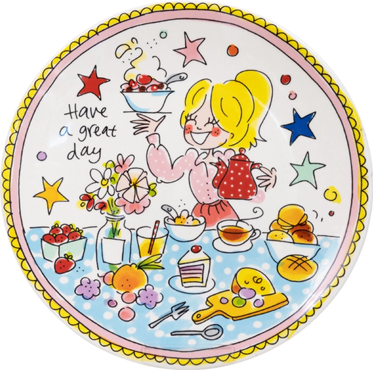 Blond Amsterdam, Even Bijkletsen, Bord 22cm Great Day 3 Blond Amsterdam, Even Bijkletsen, Bord 22cm Great Day