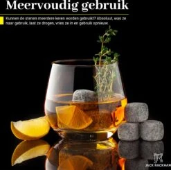 Whiskey Stones Set - 6 Stuks - Herbruikbaar - Cadeauset - Whiskey Stenen - Whisky - Jack Rackham 15 Whiskey Stones Set - 6 Stuks - Herbruikbaar - Cadeauset - Whiskey Stenen - Whisky - Jack Rackham -Skimask 1200x1192 15