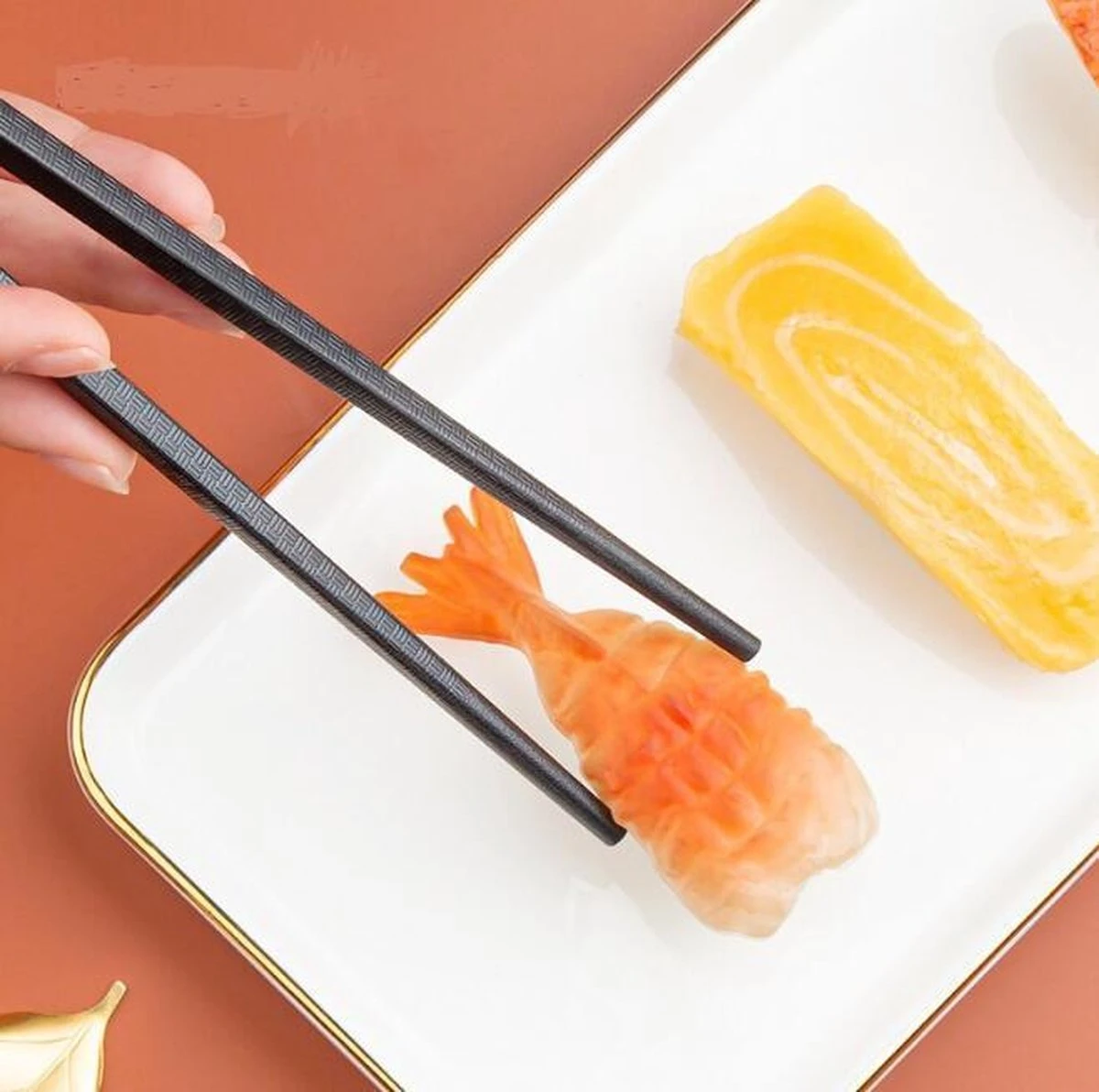 4 Setjes Luxe Zwarte Sushi Eetstokjes 7 4 Setjes Luxe Zwarte Sushi Eetstokjes - Afbeelding 6