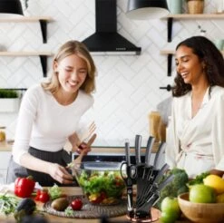 Luxe Messenset Van Berlinger Haus – 8 Delig - BH/2566 - Messenset Met Blok – Moonlight - Zilver / Rose Gold -Skimask 1200x1193 2