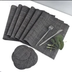 Merkloos De Millennials Duurzame Placemats 6+6 (gratis Coaster) - Zwart- Decoratie - Hittebestendig - Makkelijk Schoon - Fijngeweven PVC - Herbruikbare - Keukenaccessoires - Cadeau 17 Merkloos De Millennials Duurzame Placemats 6+6 (gratis Coaster) - Zwart- Decoratie - Hittebestendig - Makkelijk Schoon - Fijngeweven PVC - Herbruikbare - Keukenaccessoires - Cadeau -Skimask 1200x1194 41