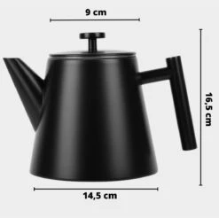 Castagnola Theepot Met Filter – Theekan – Theepot Dubbelwandig – Theepot Roestvrijstaal – Hoogwaardig RVS – 1 Liter – 5 Kopjes Thee – Zwart 14 Castagnola Theepot Met Filter – Theekan – Theepot Dubbelwandig – Theepot Roestvrijstaal – Hoogwaardig RVS – 1 Liter – 5 Kopjes Thee – Zwart -Skimask 1200x1195 41