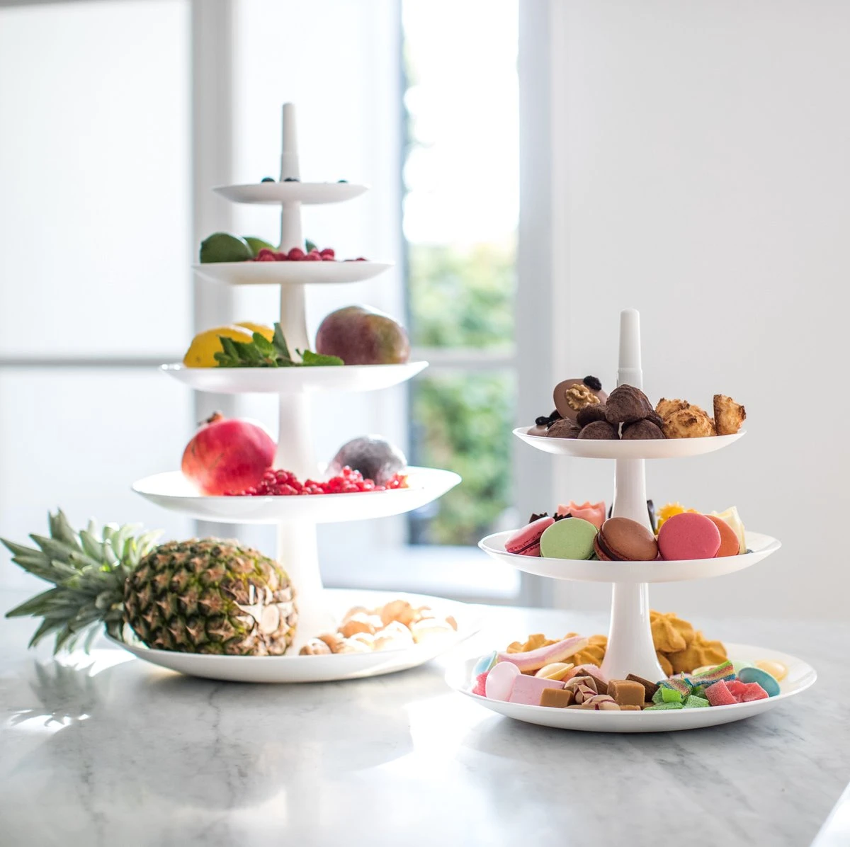 Koziol Babell Etagere - 3 Laags - Large - Wit 8 Koziol Babell Etagere - 3 Laags - Large - Wit - Afbeelding 6