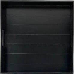 Dienblad XL Van WDMT™ | 56 X 56 Cm | Extra Groot Houten Dienblad Met Afneembare Coating En Handvaten | Zwart -Skimask 1200x1196 51