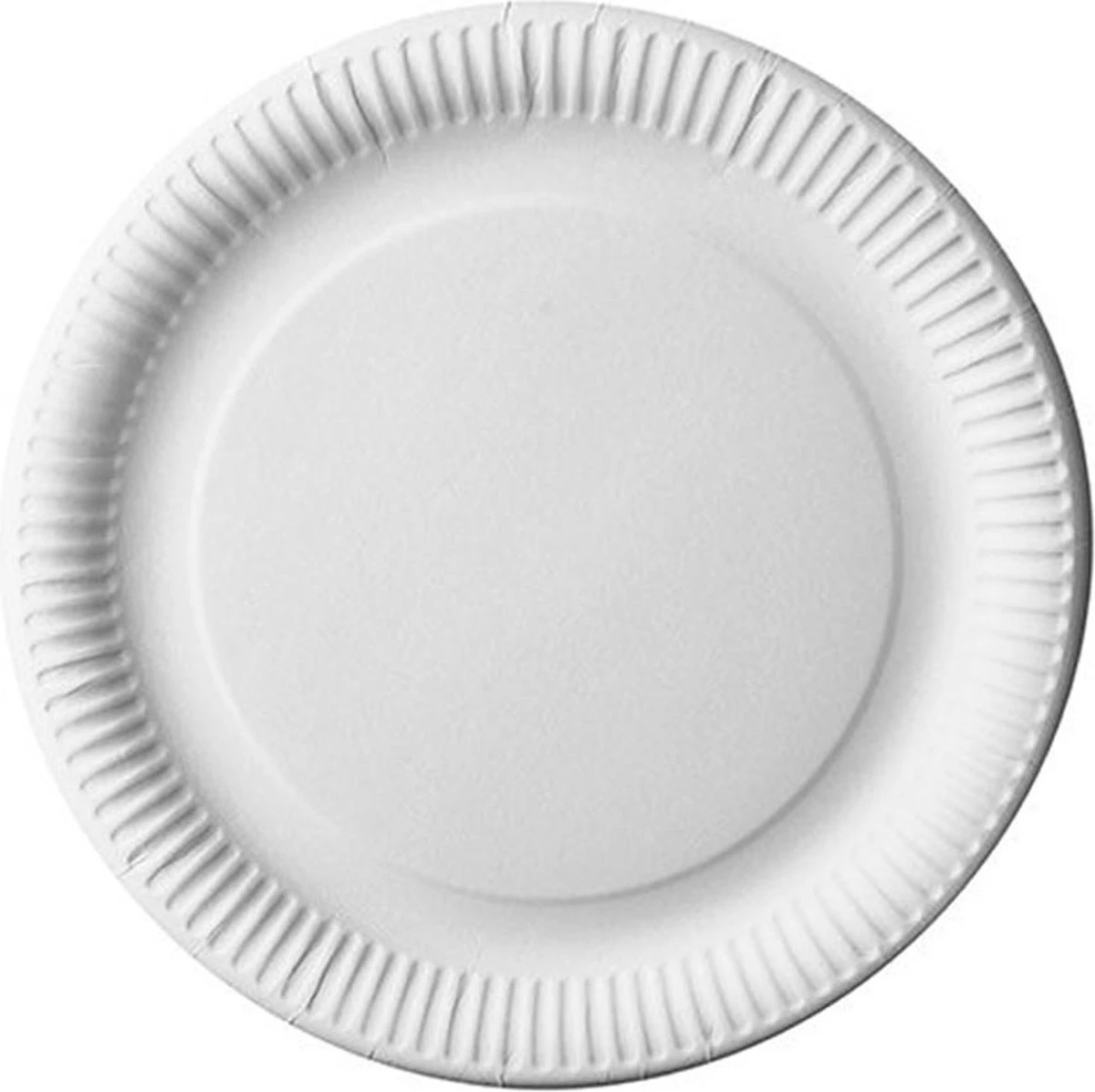 Kartonnen Bordjes Wit Ø23 Cm - Wegwerp Bord - Feest/Verjaardag - 100 Stuks 3 Kartonnen Bordjes Wit Ø23 Cm - Wegwerp Bord - Feest/Verjaardag - 100 Stuks