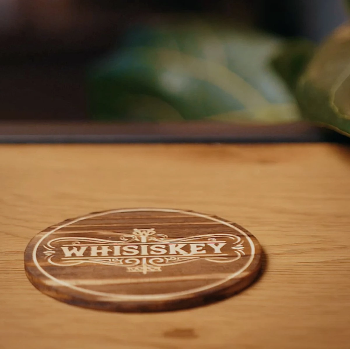 Whisiskey Onderzetters - Hout - Whisky Onderzetter - Onderzetters Voor Glazen - Onderzetters Design - Whiskey Glazen - Cadeau Voor Man & Vrouw 4 Whisiskey Onderzetters - Hout - Whisky Onderzetter - Onderzetters Voor Glazen - Onderzetters Design - Whiskey Glazen - Cadeau Voor Man & Vrouw - Afbeelding 2