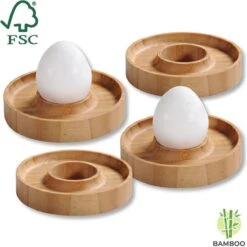 Merkloos FSC® Bamboe Houten - Eierdopjes Set Van 4 Stuks - Met Praktische Rand Voor Neerleggen Van De Eierschaal - Eierdoppen Set 4-Delig 9 Merkloos FSC® Bamboe Houten - Eierdopjes Set Van 4 Stuks - Met Praktische Rand Voor Neerleggen Van De Eierschaal - Eierdoppen Set 4-Delig -Skimask 1200x1198 87