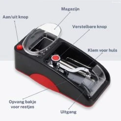 Sigaretten Maker Electrisch - Elektrische Sigarettenmaker Rood Voor Perfecte Sigaretten - Sigaretten Maker EarKings -Skimask 1200x1198 93