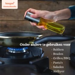 BooGoo® - Olijfolie Sprayer Deluxe - Olijfolie Fles Verstuiver Voor Keuken - Cooking Spray - Oliespray - Bbq Accesoires - Oliefles - Bakspray 17 BooGoo® - Olijfolie Sprayer Deluxe - Olijfolie Fles Verstuiver Voor Keuken - Cooking Spray - Oliespray - Bbq Accesoires - Oliefles - Bakspray -Skimask 1200x1199 31
