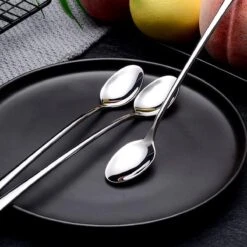 Trendfield Lange Lepels Voor Dessert, Latte Macchiato, Yoghurt Of Cocktail - Dessertlepels RVS - Zilver - 6 Stuks 10 Trendfield Lange Lepels Voor Dessert, Latte Macchiato, Yoghurt Of Cocktail - Dessertlepels RVS - Zilver - 6 Stuks -Skimask 1200x1200 1035