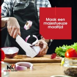Master Knives Professioneel Japans Koksmes 20 CM - Keukenmes Van Hoogwaardig Damascus Staal - Ergonomisch Houten Handvat -Skimask 1200x1200 108