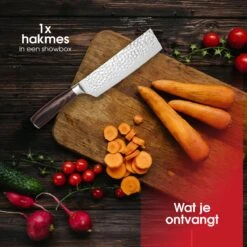 Master Knives Professioneel Japans Koksmes 20 CM - Keukenmes Van Hoogwaardig Damascus Staal - Ergonomisch Houten Handvat -Skimask 1200x1200 110