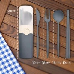 LDGoods Reisbestek Bestekset 5-delig Blauw - Meeneembestek - Meal Prep Bakjes Bestek - Kampeer Servies - Bestek To Go - Duurzaam Materiaal 11 LDGoods Reisbestek Bestekset 5-delig Blauw - Meeneembestek - Meal Prep Bakjes Bestek - Kampeer Servies - Bestek To Go - Duurzaam Materiaal -Skimask 1200x1200 1213