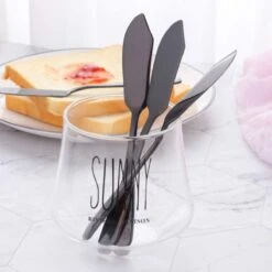 House Of Husk Botermesjes Set - Zwart - RVS - Botermes - Smeermessen - Tapas Mesjes - 6 Stuks -Skimask 1200x1200 1250