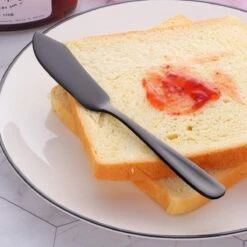 House Of Husk Botermesjes Set - Zwart - RVS - Botermes - Smeermessen - Tapas Mesjes - 6 Stuks -Skimask 1200x1200 1252