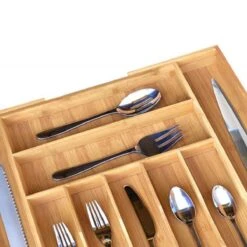 Merkloos Decopatent® Uitschuifbaar Bestekbak - Besteklade - 7 Vaks -> Uitschuifbaar Naar 9 Vakken - Bestekbakken Organizer - Bamboe - Hout 9 Merkloos Decopatent® Uitschuifbaar Bestekbak - Besteklade - 7 Vaks -> Uitschuifbaar Naar 9 Vakken - Bestekbakken Organizer - Bamboe - Hout -Skimask 1200x1200 1271