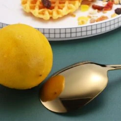 House Of Husk® Opscheplepel Set - Goud - Serveerlepel - Groetelepel - Aardappellepel - 21cm - RVS - 4 Stuks -Skimask 1200x1200 1347