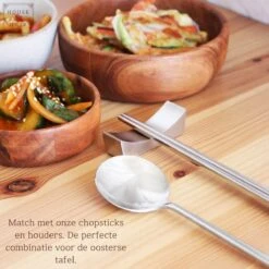 House Of Husk Koreaanse Eetlepel Set - Zilver - 5 Stuks - Soeplepel - RVS - Vaatwasserbestendig -Skimask 1200x1200 1369