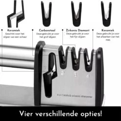 Muntel® 4-in-1 Professionele Messenslijper – Doortrekslijper – Anti Slip – Schaarslijper & Messen Slijper – RVS -Skimask 1200x1200 138