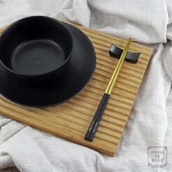 House Of Husk Eetstokjes Houder Set - Chopstick Holder - Zwart - Sushi Servies - RVS - 5 Stuks -Skimask 1200x1200 1442