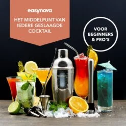 Easynova - Cocktail Shaker Set - 6 Delig - Cocktail Shaker - Cocktailset - Geschenkverpakking - Valentijn -Skimask 1200x1200 1491