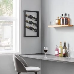 IN.HOMEXL Sandd - Hangend Wijnrek - Industrieel Flessenrek - Minimalistisch - Zwart - Metaal - Voor 3 Wijnflessen - 40 X 7 X 60 Cm 17 IN.HOMEXL Sandd - Hangend Wijnrek - Industrieel Flessenrek - Minimalistisch - Zwart - Metaal - Voor 3 Wijnflessen - 40 X 7 X 60 Cm -Skimask 1200x1200 1646