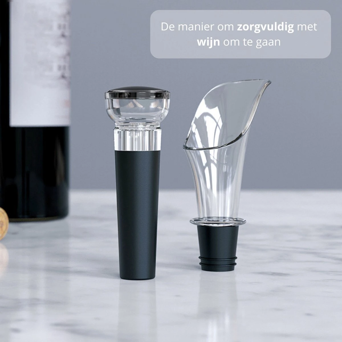 Elektrische Kurkentrekker Oplaadbaar - Wijnset - Wijn Accessoires 20 Elektrische Kurkentrekker Oplaadbaar - Wijnset - Wijn Accessoires - Afbeelding 18