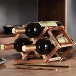 Merkloos Wijnrek 4 Flessen - Hout - Wijnflessenhouder - Wijnrek Hout - Inklapbaar - Houten Wijnrek - Wijnkast - Flessenrek - Wijnrekken - Wijnfleshouder 14 Merkloos Wijnrek 4 Flessen - Hout - Wijnflessenhouder - Wijnrek Hout - Inklapbaar - Houten Wijnrek - Wijnkast - Flessenrek - Wijnrekken - Wijnfleshouder -Skimask 1200x1200 1742