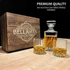BELLAVITA Whiskey Set - 750 Ml Whiskey Karaf - 2 Whiskey Glazen - Whiskey - Whisky - 8 Whiskey Stones - Decanteerkaraf - Decanter Set - Rum - Karaf 12 BELLAVITA Whiskey Set - 750 Ml Whiskey Karaf - 2 Whiskey Glazen - Whiskey - Whisky - 8 Whiskey Stones - Decanteerkaraf - Decanter Set - Rum - Karaf -Skimask 1200x1200 1817