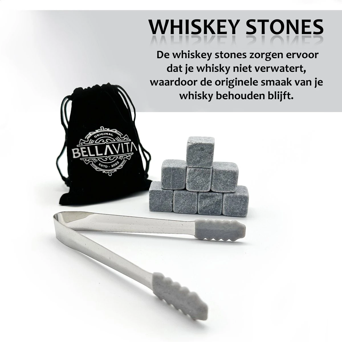 BELLAVITA Whiskey Set - 750 Ml Whiskey Karaf - 2 Whiskey Glazen - Whiskey - Whisky - 8 Whiskey Stones - Decanteerkaraf - Decanter Set - Rum - Karaf 7 BELLAVITA Whiskey Set - 750 Ml Whiskey Karaf - 2 Whiskey Glazen - Whiskey - Whisky - 8 Whiskey Stones - Decanteerkaraf - Decanter Set - Rum - Karaf - Afbeelding 5