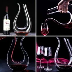 Luxwine - Decanteer Karaf Wijn - Wijnkaraf - 1.5L - Luxe Karaf - Incl. 1000 Schoonmaakparels - Luxe Cadeauverpakking - Decanter - Decanteer Karaf - Wijnkaraf - Wijn Decanteerder - Wijn Accessoires - U-vorm - Kerstcadeau -Skimask 1200x1200 1824