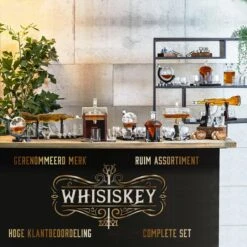 Whisiskey Whiskey Karaf - Wereldbol - Luxe Whisky Karaf Set - 0,9 L - Decanteer Karaf - Whiskey Set - Incl. 4 Whiskey Stones - IJstang - Schenktuit - Peaky Blinders - Cadeau Voor Man & Vrouw -Skimask 1200x1200 1839