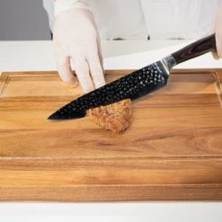 Shinrai Japan - Japans Koksmes 20 Cm - Koksmes - RVS Staal Mes - Hammered RVS - Met Luxe Geschenkdoos -Skimask 1200x1200 184