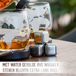 Whisiskey Whiskey Karaf - Wereldbol - Luxe Whisky Karaf Set - Whiskey Set - 0,9 L - Decanteer Karaf - Incl. 4 RVS Whiskey Stones, Schenktuit En 4 Whiskey Glazen - Peaky Blinders - Cadeau Voor Man & Vrouw -Skimask 1200x1200 1851
