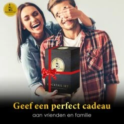 Bar Dedicated - Cocktailshaker Set 16 Delig - Cocktail Set Inclusief Nederlandstalig Receptenboek (750ml) -Skimask 1200x1200 1953