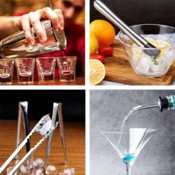 KitchenBrothers Cocktail Shaker Set - 13 Delig - Complete Set - Cadeauverpakking - 750 Ml - RVS 19 KitchenBrothers Cocktail Shaker Set - 13 Delig - Complete Set - Cadeauverpakking - 750 Ml - RVS -Skimask 1200x1200 2000