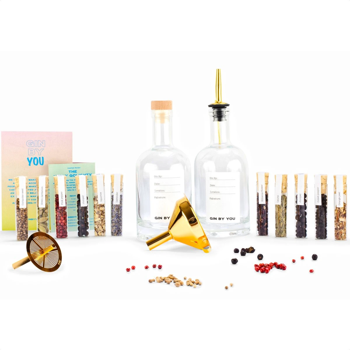 Gin By You® Geschenkset - Gin Tonic Cocktail Gift Set - Premium Kruiden Cadeau Box | Pakket Om Zelf Gin Te Maken Met Beschrijfbaar Etiket 9 Gin By You® Geschenkset - Gin Tonic Cocktail Gift Set - Premium Kruiden Cadeau Box | Pakket Om Zelf Gin Te Maken Met Beschrijfbaar Etiket - Afbeelding 7