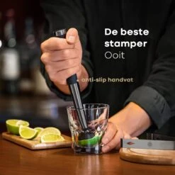 Cocktail Set Van BarDeluxe® - 3-Delig - 750ml Cocktail Shaker - Jigger / Maatbeker - Cocktail Stamper - Inclusief Nederlandstalig Receptenboek + Bewaarhoes - Metaal Zwart 13 Cocktail Set Van BarDeluxe® - 3-Delig - 750ml Cocktail Shaker - Jigger / Maatbeker - Cocktail Stamper - Inclusief Nederlandstalig Receptenboek + Bewaarhoes - Metaal Zwart -Skimask 1200x1200 2069