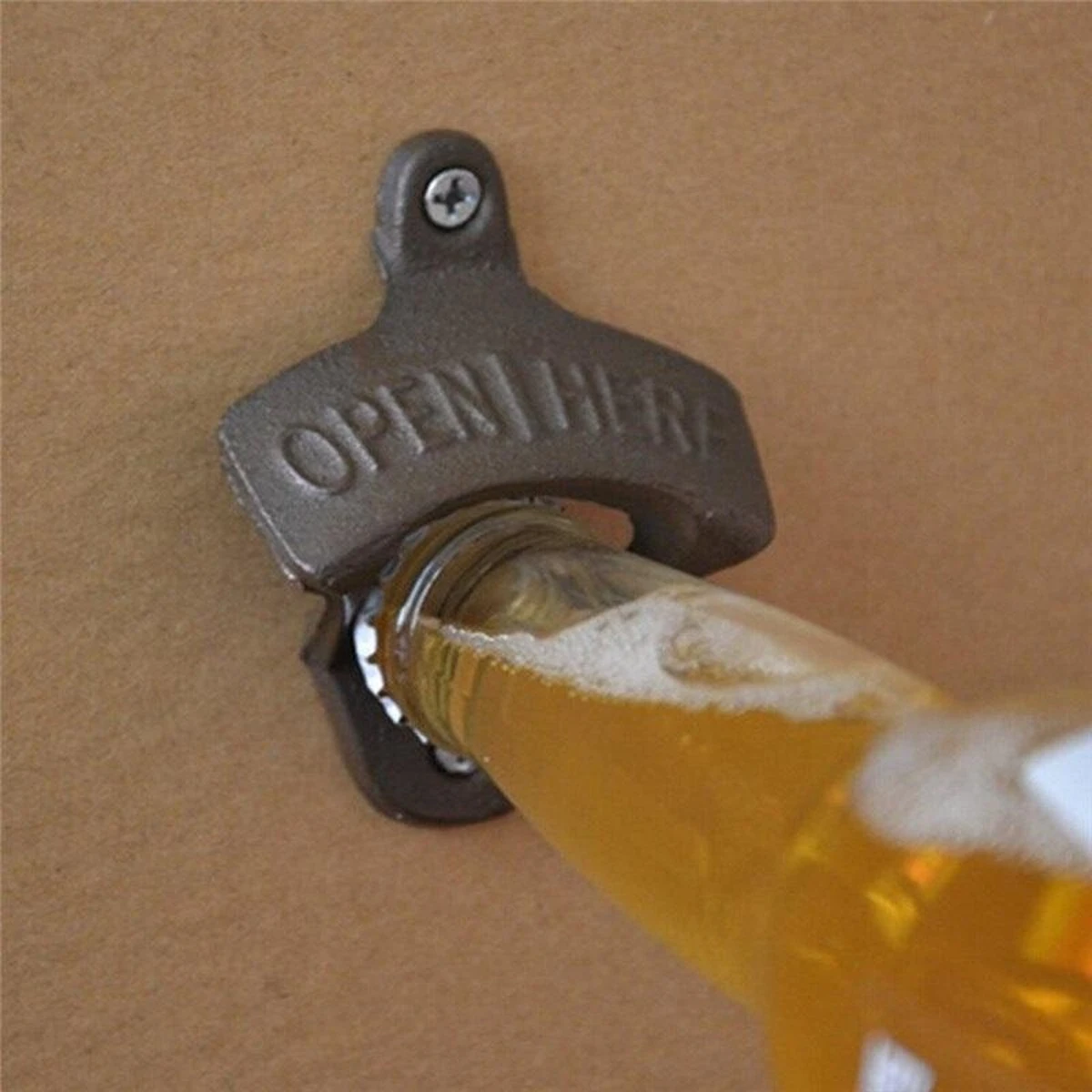 Merkloos Bierfles Opener Kroonkurk Flessen Flesopener Voor Aan Muur Wand. 3 Merkloos Bierfles Opener Kroonkurk Flessen Flesopener Voor Aan Muur Wand.
