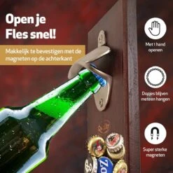 Sterke Magnetische Bieropener Muur - Luxe Flesopener – Cadeau Voor Hem Haar Man Vrouw – Valentijn - Hout - Qwality 15 Sterke Magnetische Bieropener Muur - Luxe Flesopener – Cadeau Voor Hem Haar Man Vrouw – Valentijn - Hout - Qwality -Skimask 1200x1200 2200