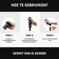 Merkloos Elektrische Kurkentrekker - Wijnopener - Luxe Set - Wijn Opener Accessoires - Kurkentrekker - Flessenopener - Wijnstopper - Foliesnijder - Complete Set 19 Merkloos Elektrische Kurkentrekker - Wijnopener - Luxe Set - Wijn Opener Accessoires - Kurkentrekker - Flessenopener - Wijnstopper - Foliesnijder - Complete Set -Skimask 1200x1200 2211