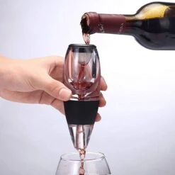Olvy Wijn Decanteerder - Wijn Beluchter - Incl. Zeef En Standaard - 3 Voudige Beluchting -Skimask 1200x1200 2255