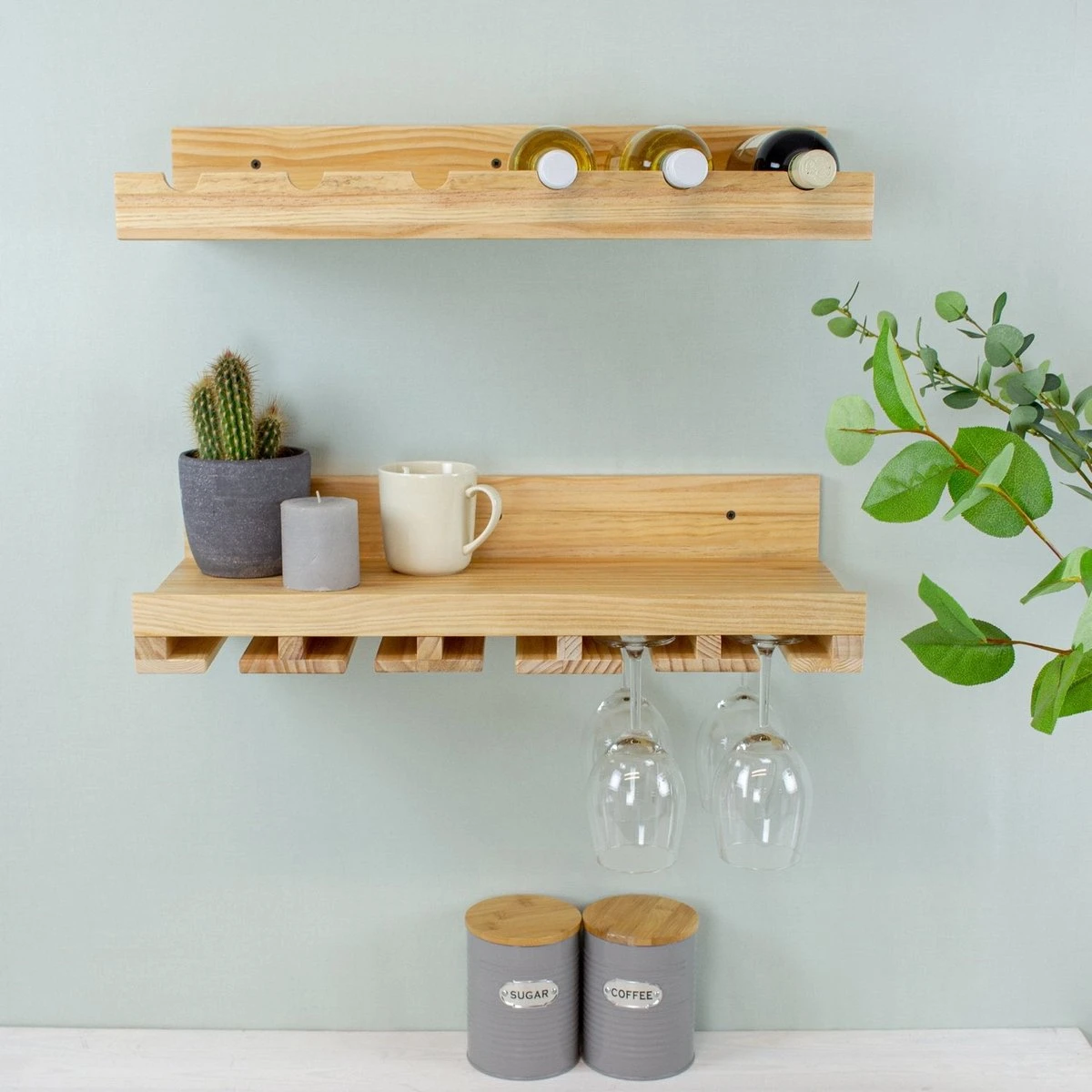 Multifunctionele Wijn- En Glasplanken, Set Van 2 Stuks 11 Multifunctionele Wijn- En Glasplanken, Set Van 2 Stuks - Afbeelding 9