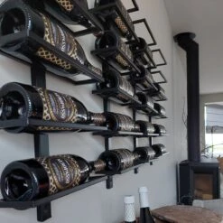 Copain De Vin™ The Wine Of Fame - Wijnrek - Wijnkunst - 6 Flessen - Zwart -Skimask 1200x1200 2306